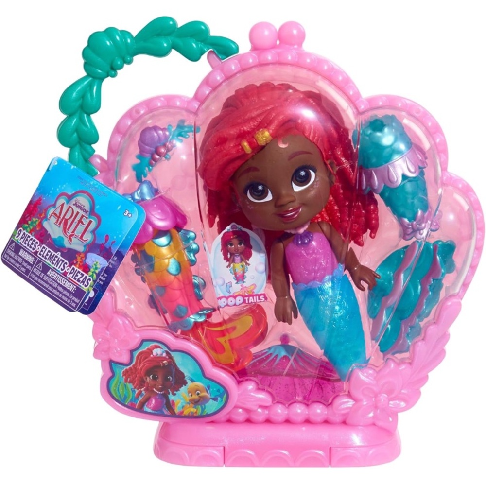 Ariel Little Mermaid Doll with Pink and Blue Accessories girl toy play